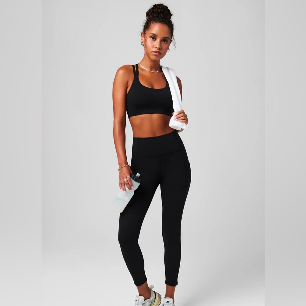 NWT - Fabletics - Oasis PureLuxe High-Waisted Legging 7/8 - Size Medium